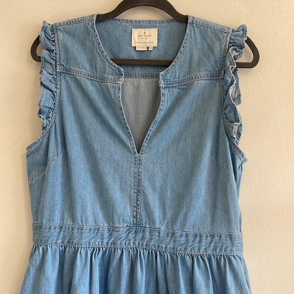 Kate Spade Dip Dye Denim Dress | Size 12 - Picture 9 of 16